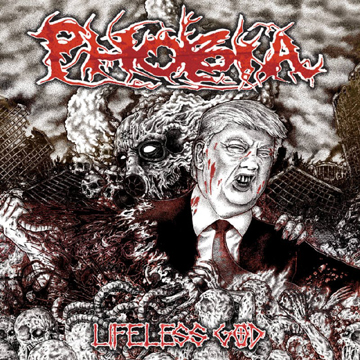 PHOBIA "Lifeless God" LP (Deep Six) Grey Marble Vinyl